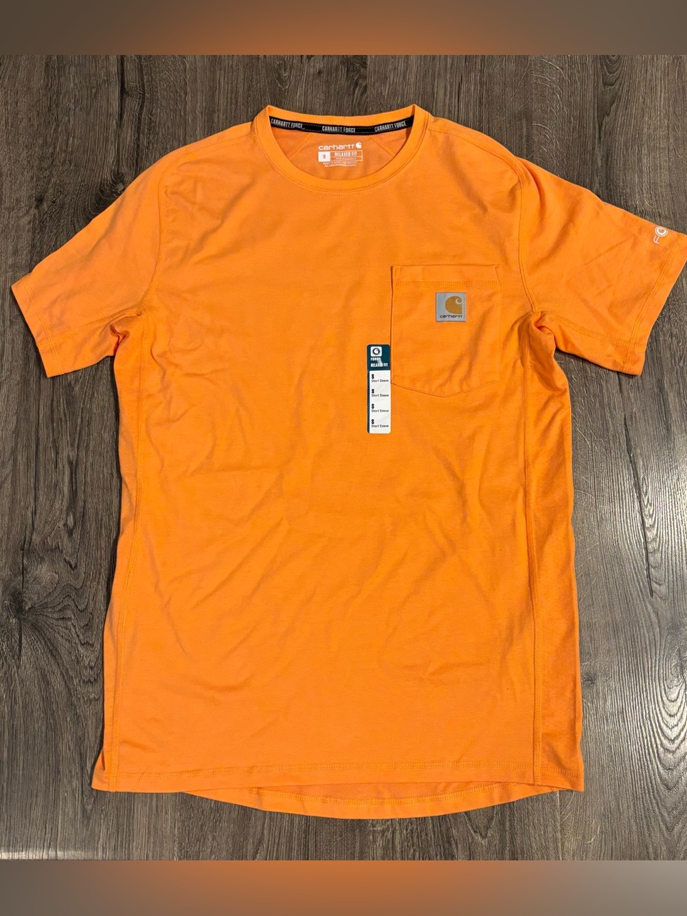 Carhartt Orange Short Sleeve Pocket Tee